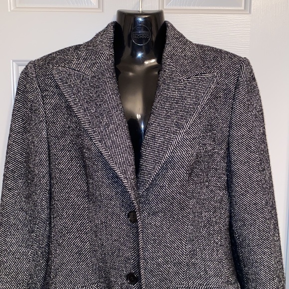DOLCE & GABBANA Fitted Tweed Long Dress Coat IT 46 - Picture 3 of 9